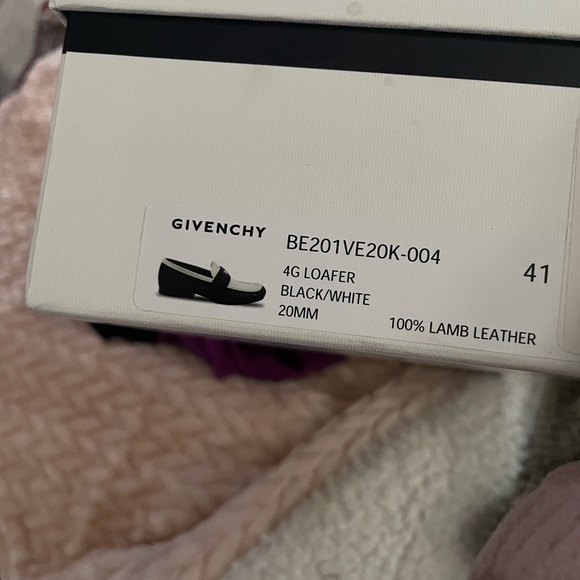 Givenchy Two-Tone Black and Cream Loafers main image 2